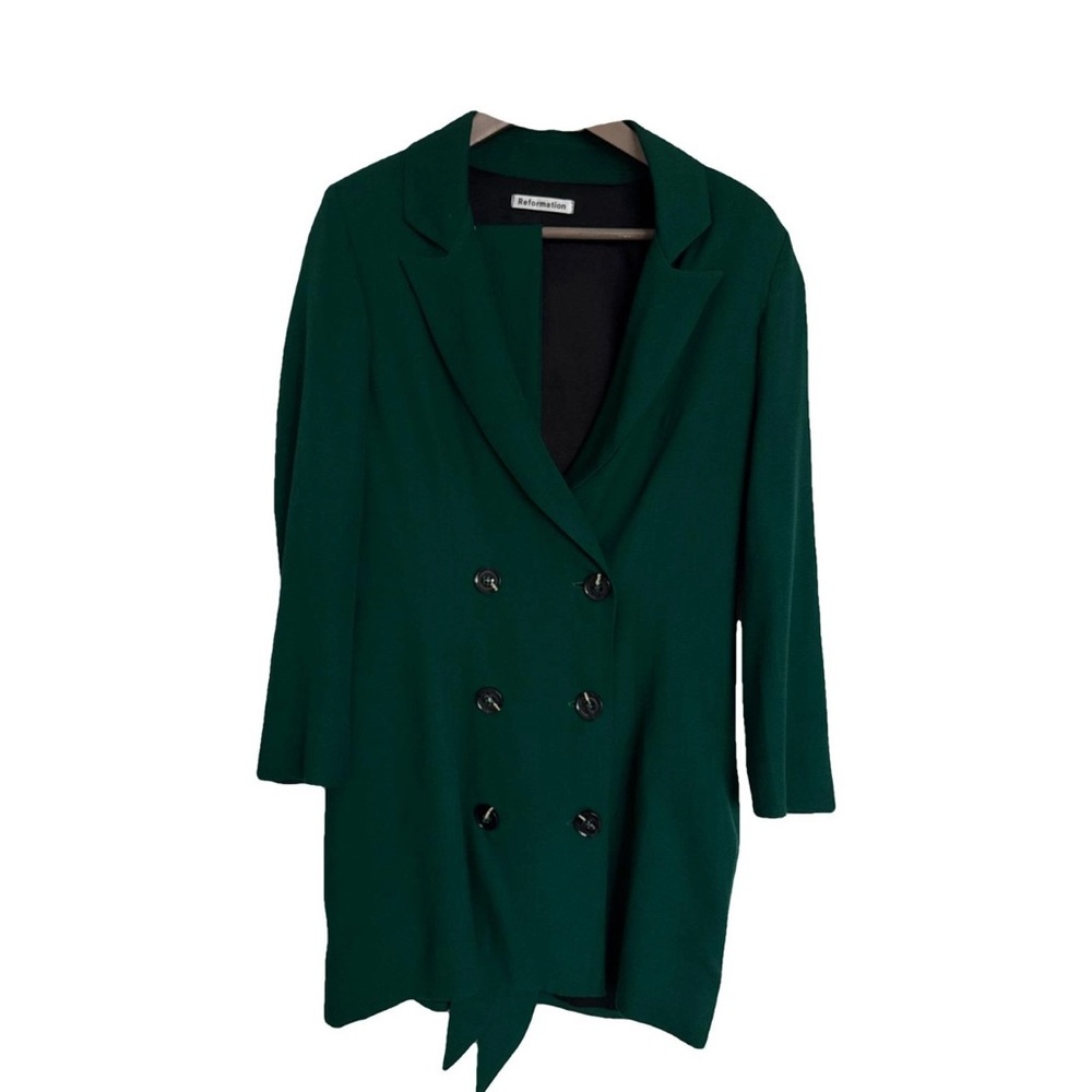 Reformation Green Mini Dress